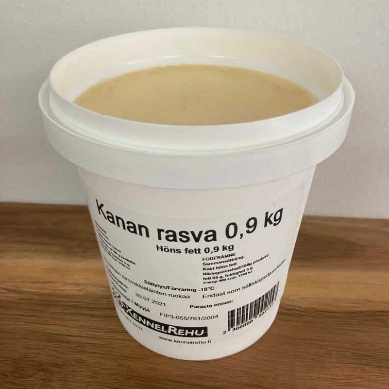 Kanan rasva kypsä 0,9 kg