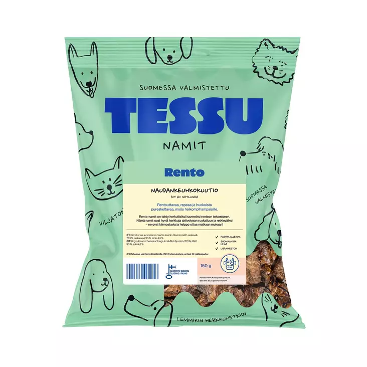 Naudan keuhkokuutio Tessu 150 g