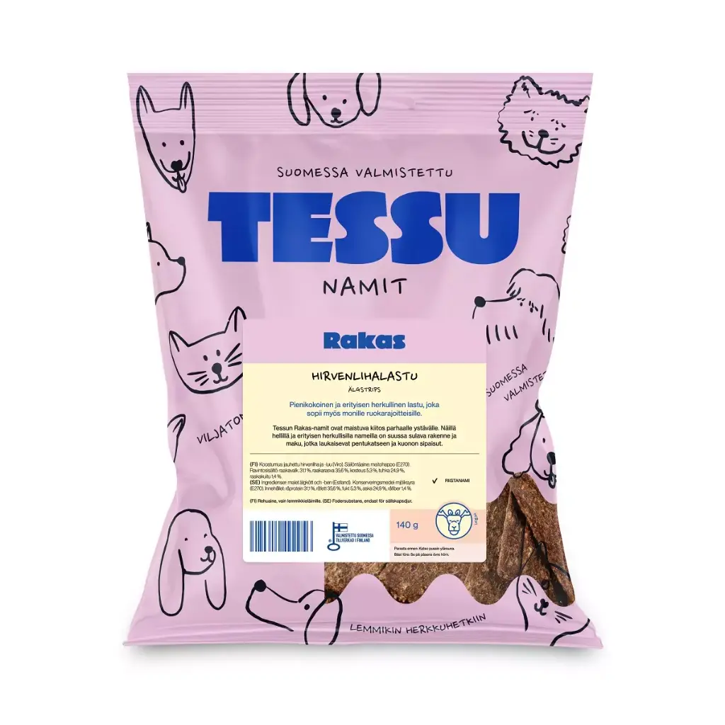 Hirvenlihalastu Tessu 140 g